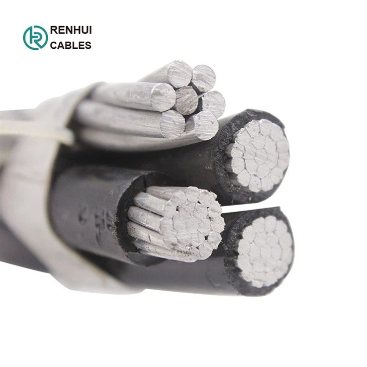 Duplex Triplex Conductor Aluminum Conductor XLPE Insulated ABC Cable